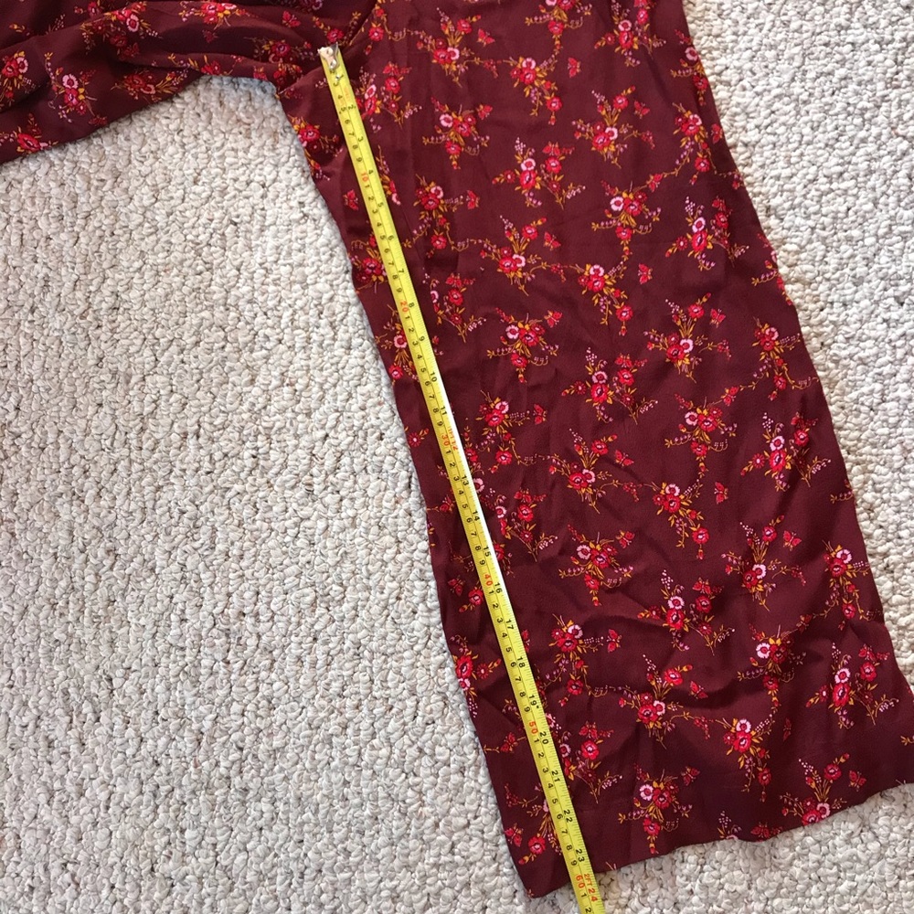 Madewell Apron Bow Back Floral Jumpsuit Romper - Picture 7 of 10